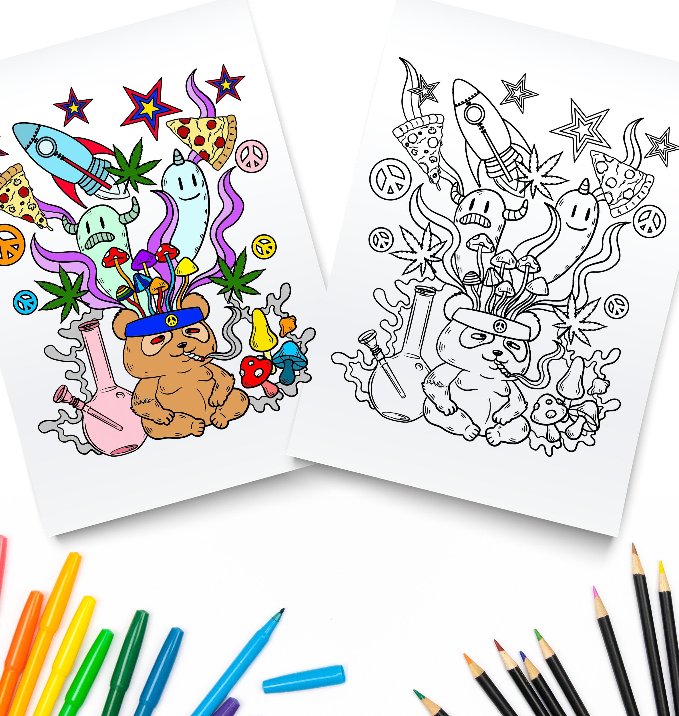 Coloriages Disney Stoner imprimables gratuits pour les enfants et les  adultes