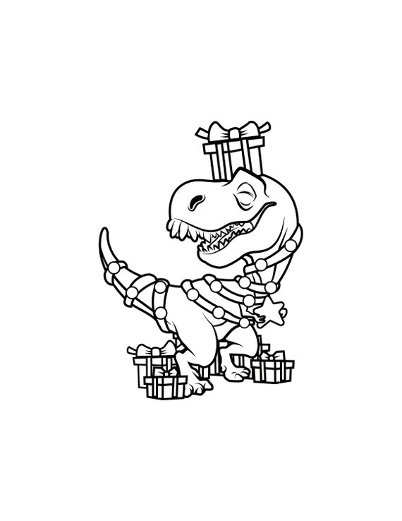 Tree Rex Colouring Tree Rex Coloring Page Cartoon Coloring Pages Kids Printable