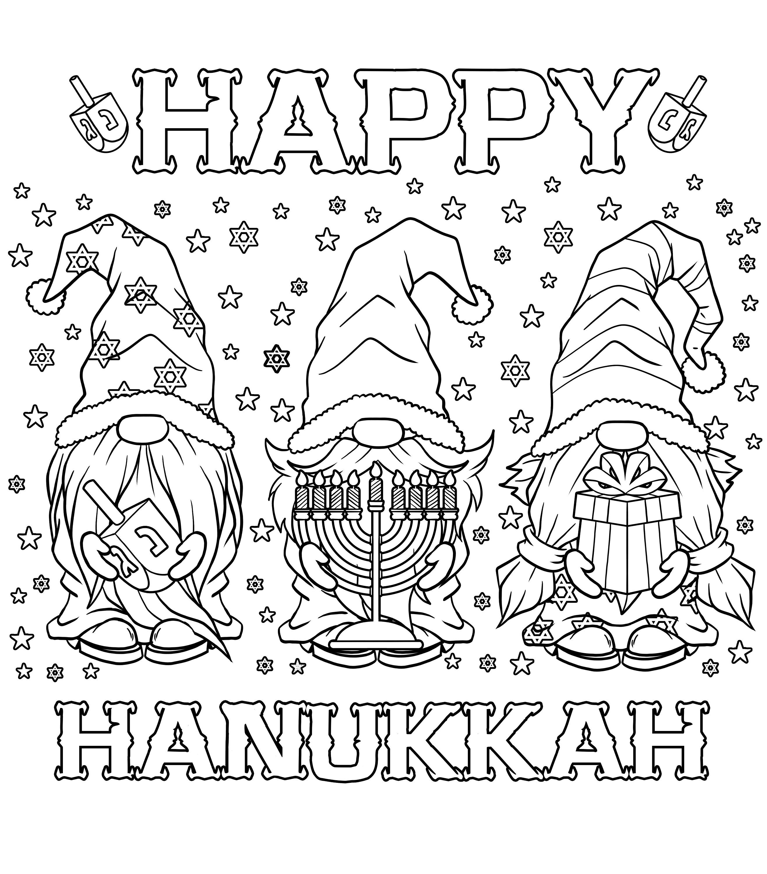 Happy hanukkah gnomes