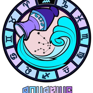 Zodiac Sign Printable / Zodiac Symbol / Digital Download / - Etsy Canada