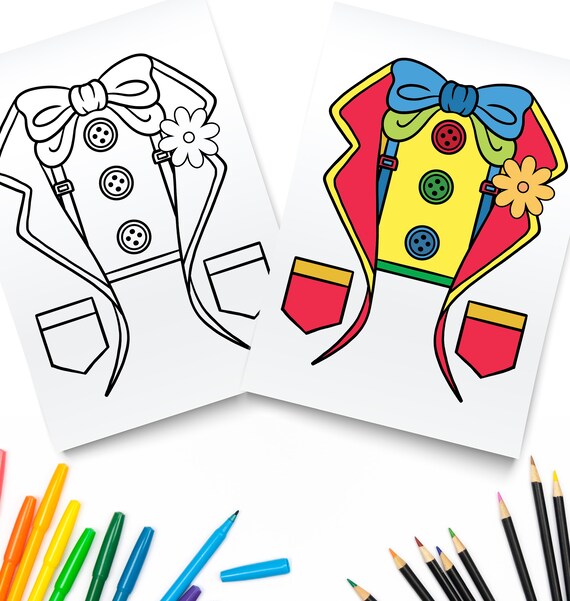Printable Carnival Clown Outfit / Digital Download / Circus - Etsy
