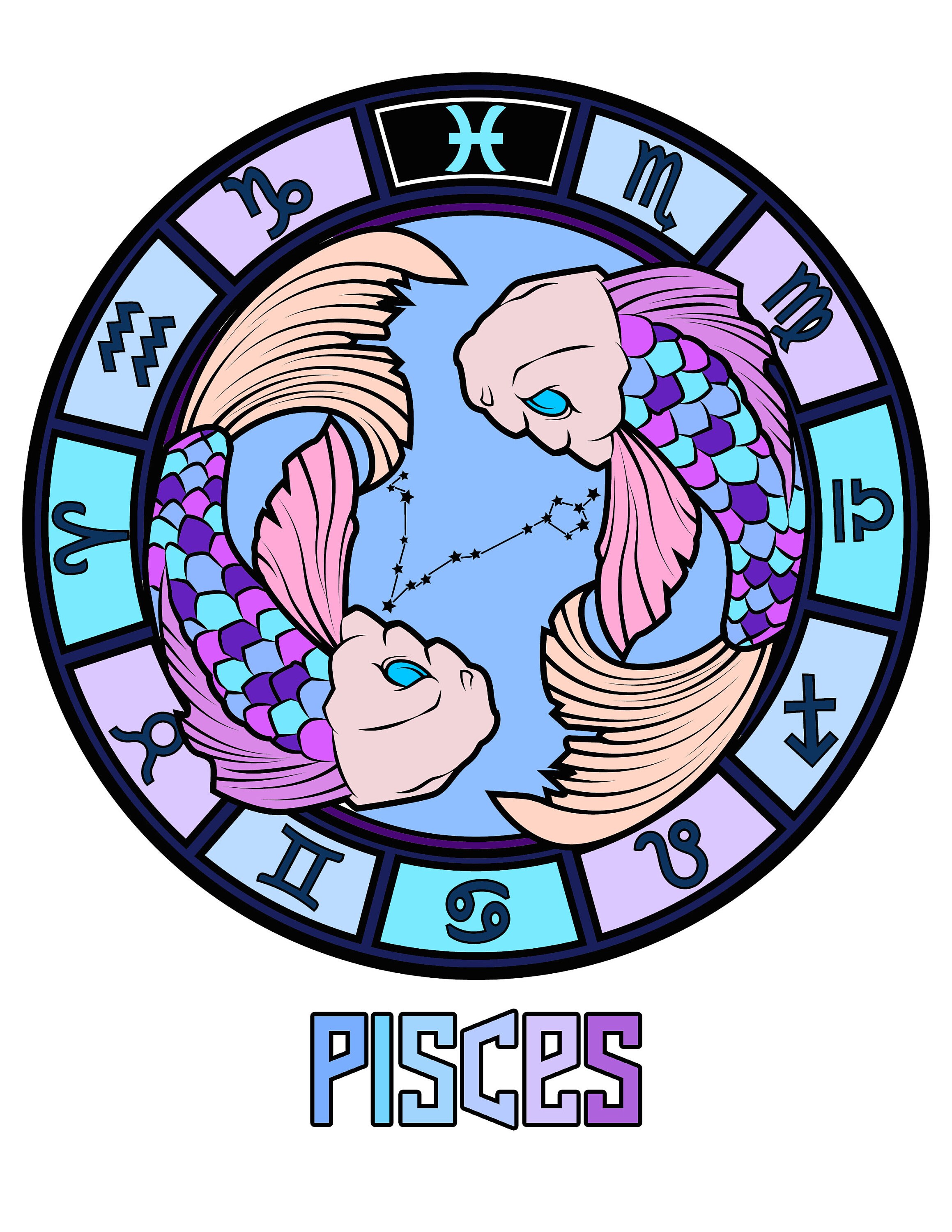 Zodiac Sign Printable / Zodiac Symbol / Digital Download / - Etsy Canada