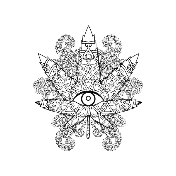 Marijuana Coloring - Etsy
