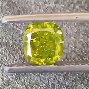 Gia Certified Fancy Vivid Green Diamond - Etsy Fancy Intense 