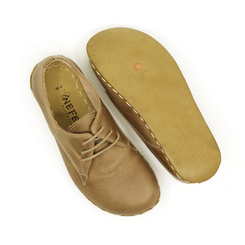 Oxford Grounding Shoes Men Leather Sole Grounding Shoe Etsy