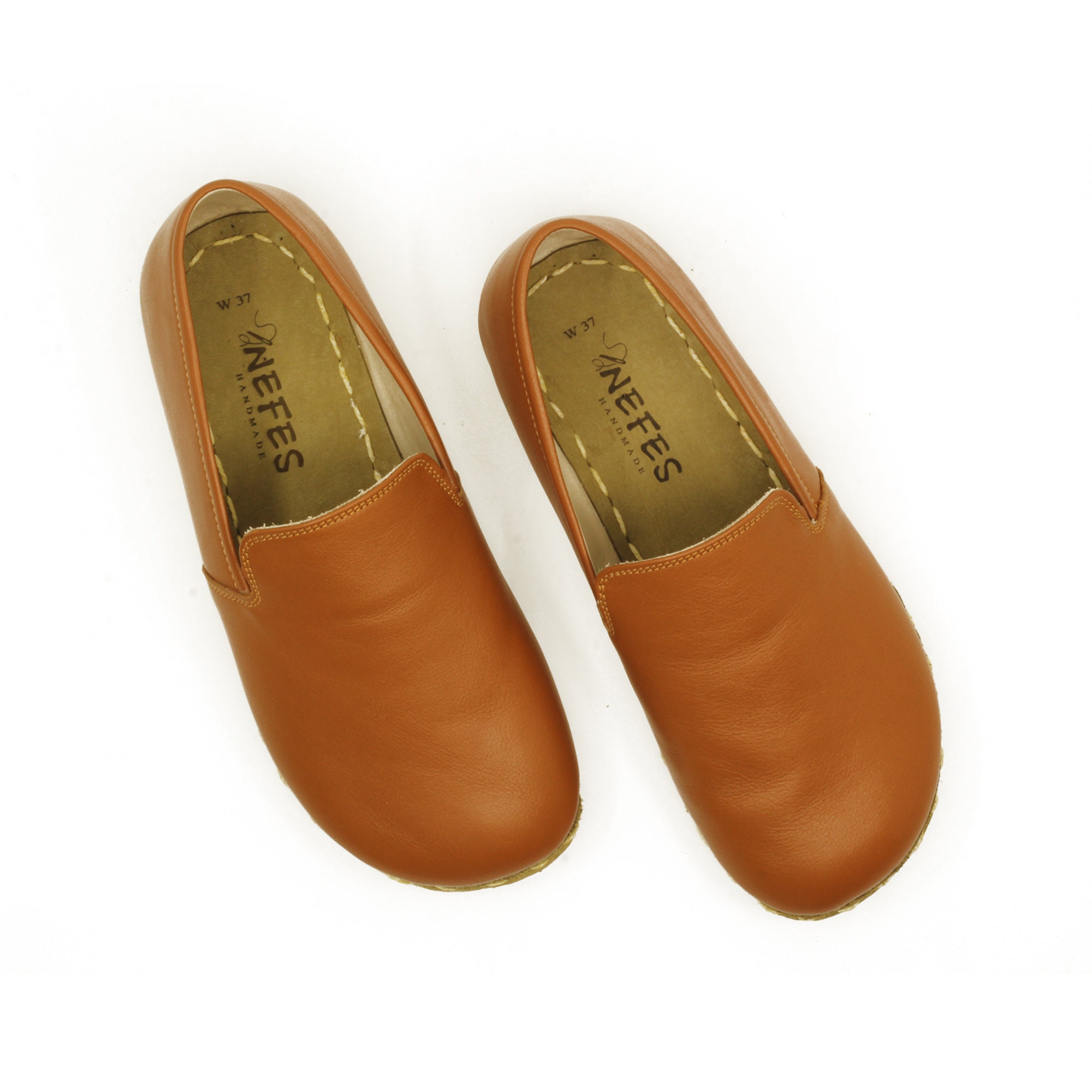 Women Handmade Barefoot Leather Shoes Modern the Brown Etsy