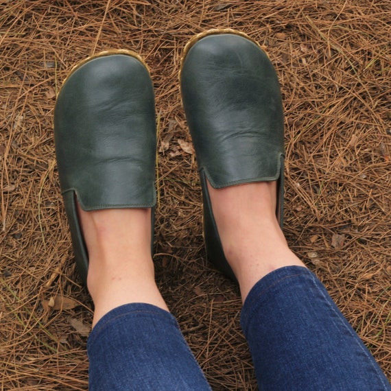 Dark Brown Grounding Shoes for Women Copper Rivet & Barefoot 