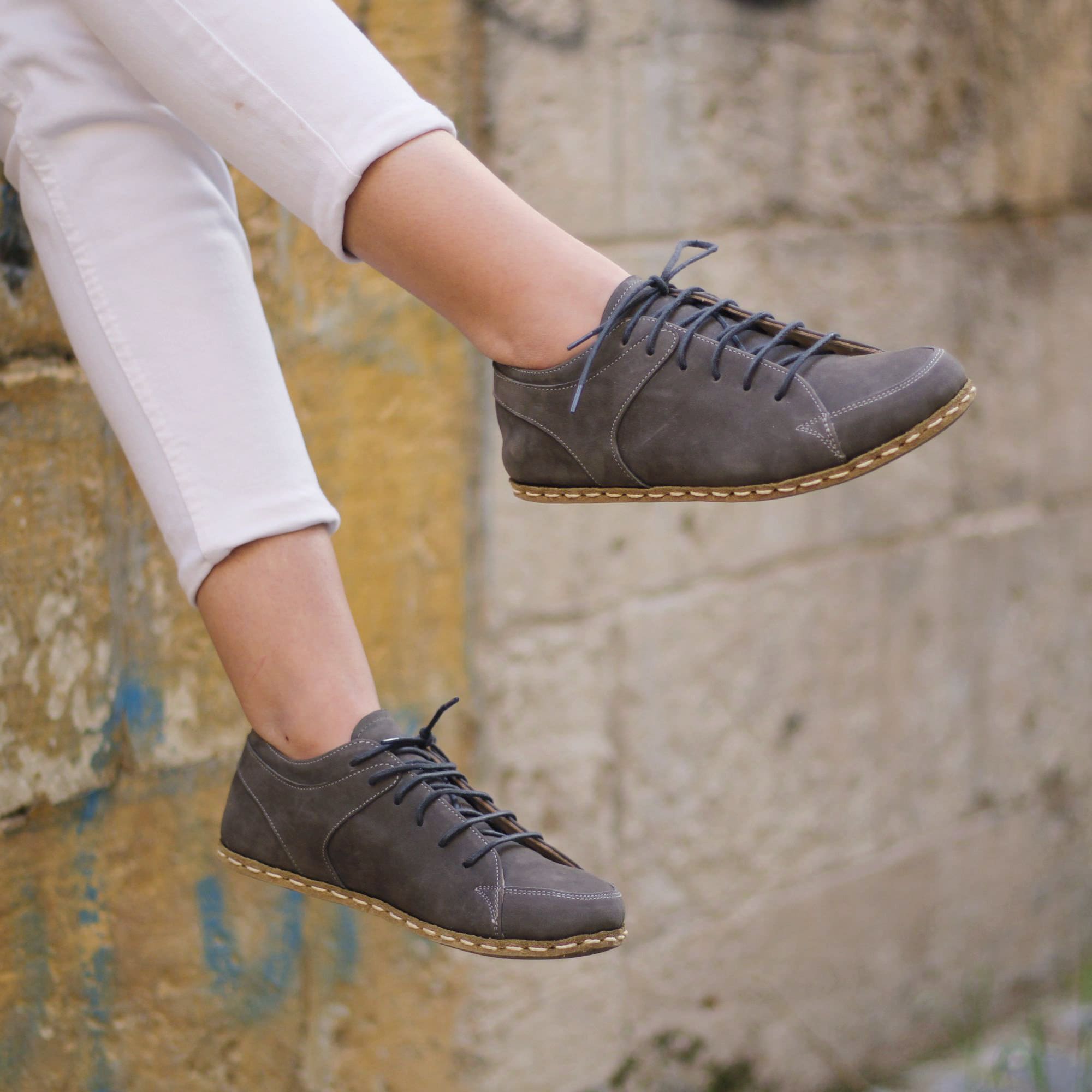 Zapatillas minimalistas y descalzas WHITIN para mujer, Suela Zero Drop