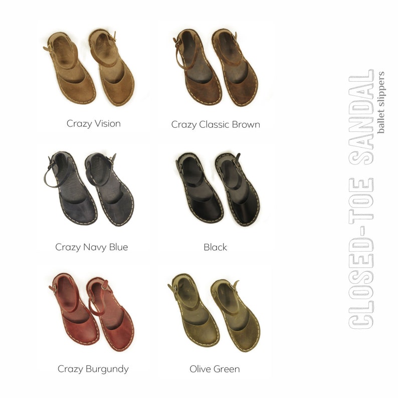 Leather Sandals, Minimalist Sandals, Wide Toe Box, Barefoot Women, Leather Barefoots, Zero Drop Sandals, Thin Sole Crazy Classic Brown image 2