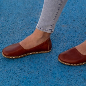 Grounding Shoe, Grounding Shoe Woman, Barefoot Shoe Woman, Earth Grounding Shoe Tornado Brown image 6