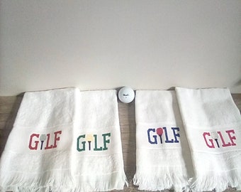 Golf Sports Hand Towel