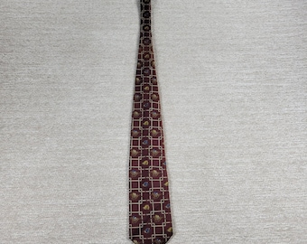 Vintage Robert Talbott Horse Racing Jockey Tie Maroon Silk Equestrian Nordstrom