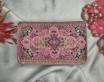 Small Wallet For Women, Boho Wallet Made With Carpet Patterns, Hippie Wallet, Bohemian Wallet, Wallet Women, Women&#39;s Handmade Wallet