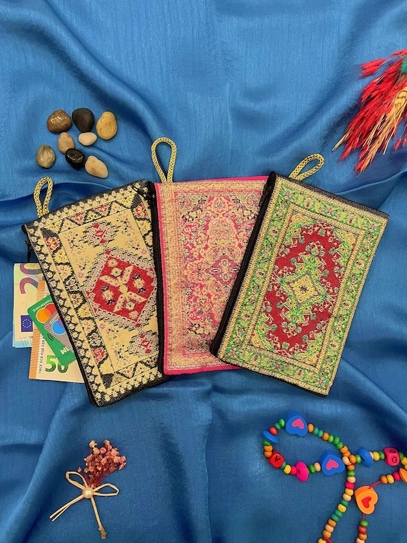 3 6 12 PCS. Our Ethnic Coin Purse A Handcrafted and Compact Accessory for Carrying Your Coins in Style Slim Zipper Turkish Coin Purse Etsy