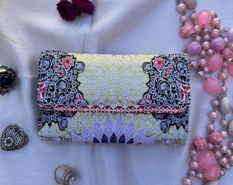 Small Wallet For Women, Boho Wallet Made With Carpet Patterns, Womens Wallet, Bohemian Wallet, Wallet Women, Women's Handmade Wallet