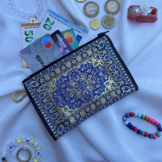 Turkish Coin Pouch, Purse Organizer, Small Makeup Bag, Hair