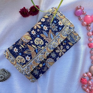 Cartera Boho, Cartera de Mujer, Cartera Hecha a Mano, Cartera Vintage, Cartera de Mujer, Cartera Boho, Cartera de Brocado, Cartera con Cremallera, Cartera Hippie