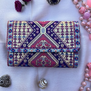 Small Wallet For Women, Boho Wallet Made With Carpet Patterns, Womens Wallet, Bohemian Wallet, Wallet Women, Women's Handmade Wallet