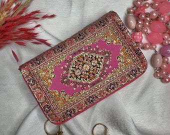 Portafoglio piccolo, portafoglio con cerniera, per donna, portafoglio da tasca da donna, portafoglio con cerniera per donna, portafoglio vegano per carte di credito, portafoglio boho, portamonete regalo