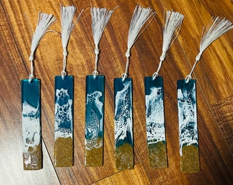 Ocean Resin Bookmarks