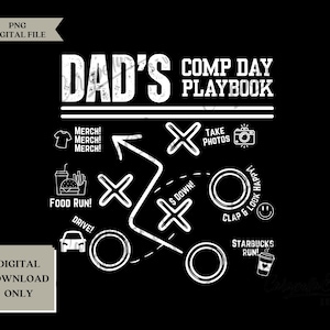 Dance Dad Playbook Shirt PNG-bestand, Dance Dad Shirt PNG-bestand, Vaderdag Shirt PNG, Funny Dance Dad T-shirts, Dada Shirt png