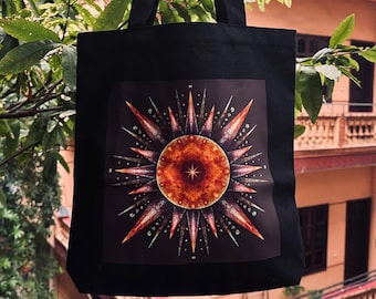Tote bag, tarot tote bag, Canvas Tote Bag, Tote Gift, Gift for friend, Holidays gift