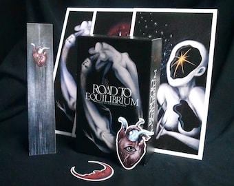 Tarot, baraja de tarot, baraja de tarot única, bordes negros, baraja de tarot independiente, adivinación, baraja de tarot con guía, etéreo, trabajo con las sombras