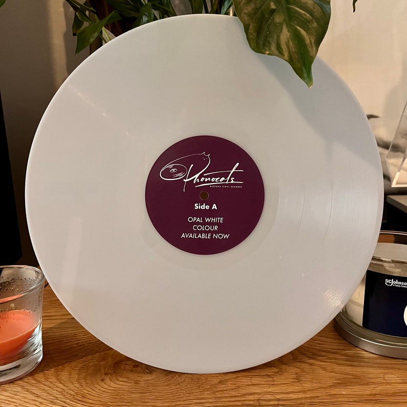 Custom Vinyl Record - 12" Opal White