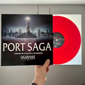 Stunning Transparent Red 12-inch custom Vinyl Record with a double-sided gloss printed cover. Comes with a protective sleeve and HQ inner sleeve.