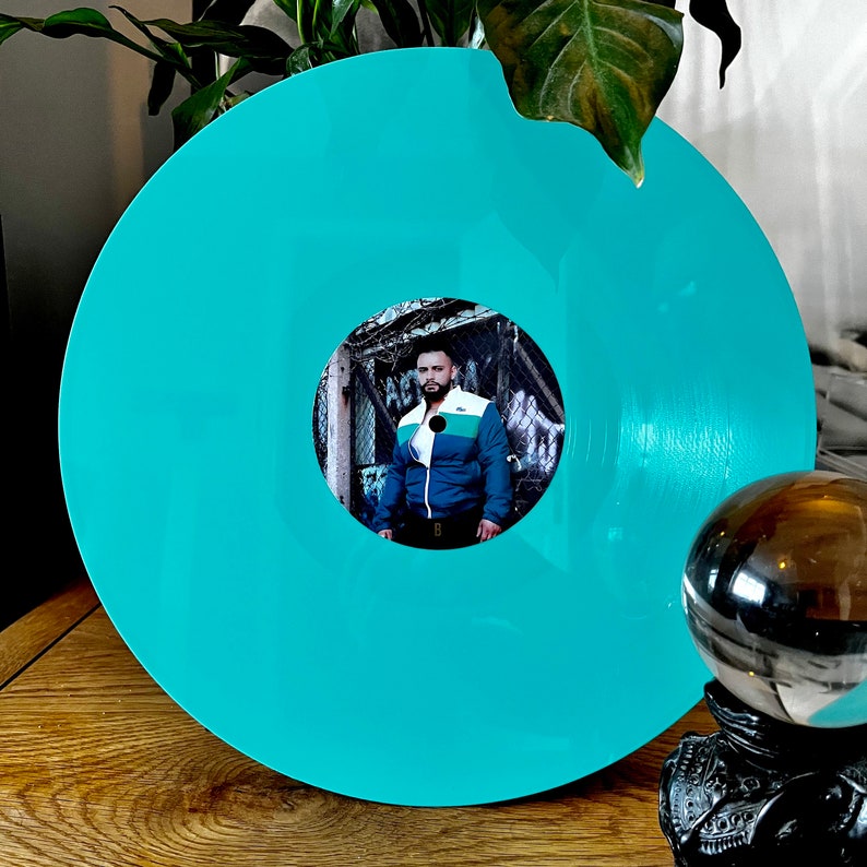 Custom Vinyl Record - 12" Turquoise