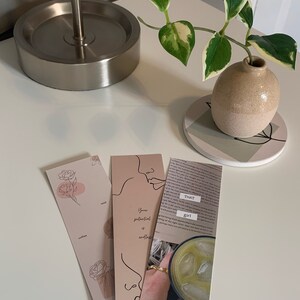 Bookmarks | Set of 3 Bookmarks | Trendy | Minimal Bookmarks | Gifts for Readers