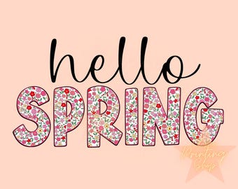 Coquette preppy printanière png à téléchargements pour chemise, petite fille png, fleurs tendance png, tous les jours, printemps png
