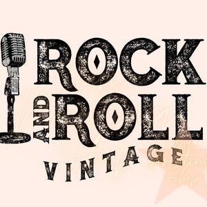 Rock and Roll Png, Sublimation Designs, Western PNG, Boho PNG, Vintage PNG, Rocker Png, Edgy Png, Rocker Png, Grunge Png, Hippie Png