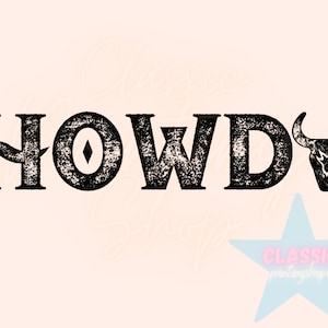 Howdy Png, download di disegni di sublimazione occidentali, PNG cowgirl, PNG hippie, PNG boho, PNG retrò, design digitale, PNG country, design per magliette