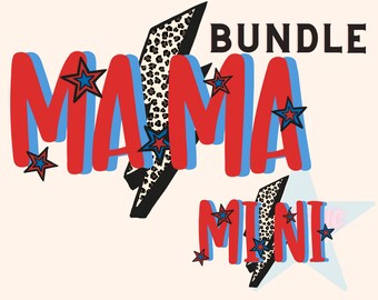 Fourth of July Png, Mama Mini Png, Sublimation Designs Downloads, Mama PNG, Retro Design, Mini Png, Fourth of July Png, USA Png, Merica Png