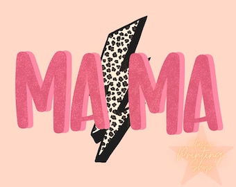 Mamá PNG, Descargas de diseños de sublimación, Mamá niña PNG, Diseño de mamá niño, Rayo PNG, Diseño de camiseta de mamá linda, Mamá retro PNG, Rockero Png