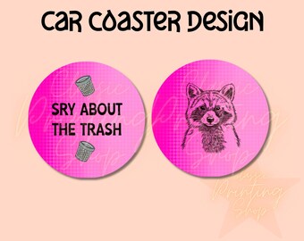 Funny Car Coaster Bundle Png -Sublimation Design Download,Sarcastic png, Coaster png, Car Coaster Design, Dont Be a Prick Sublimation Design
