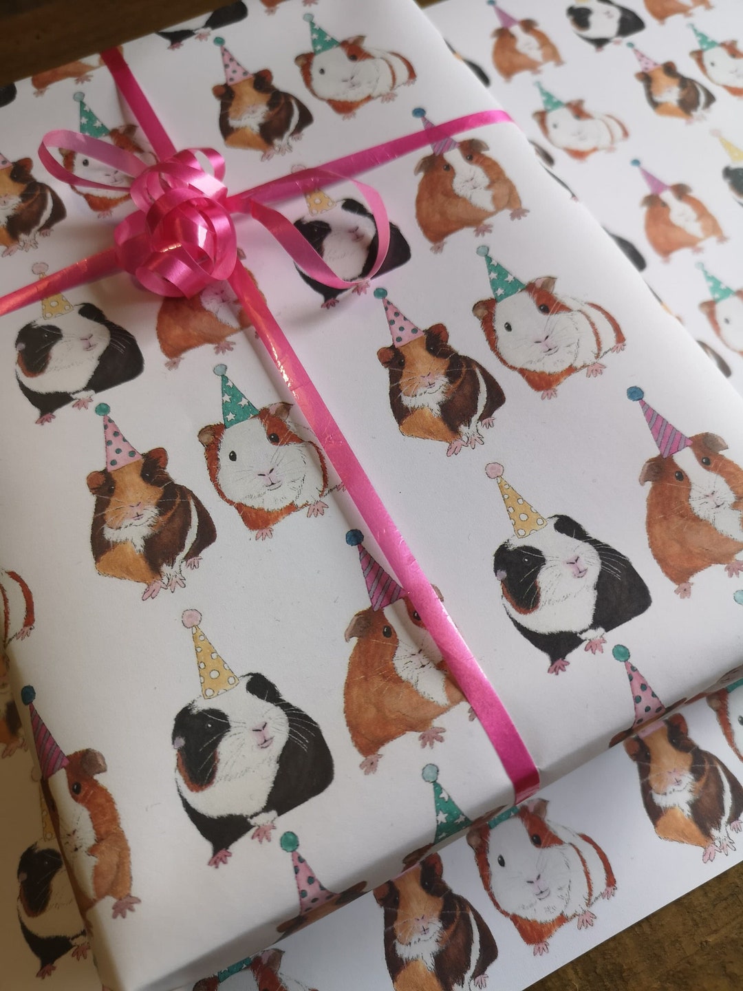 Guinea Pig Birthday Party Wrapping Paper Guinea Pig Gift Wrap Guinea
