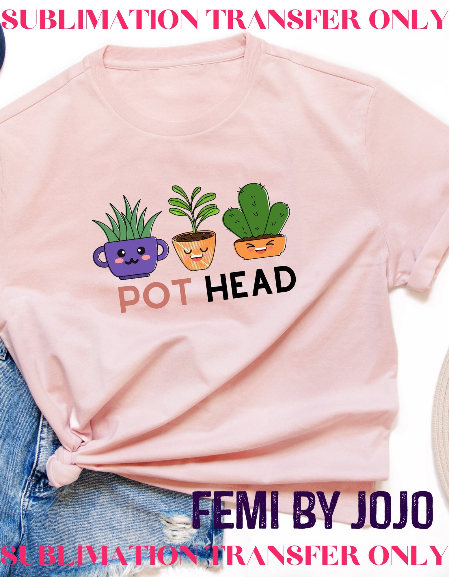 Press flower t-shirt
