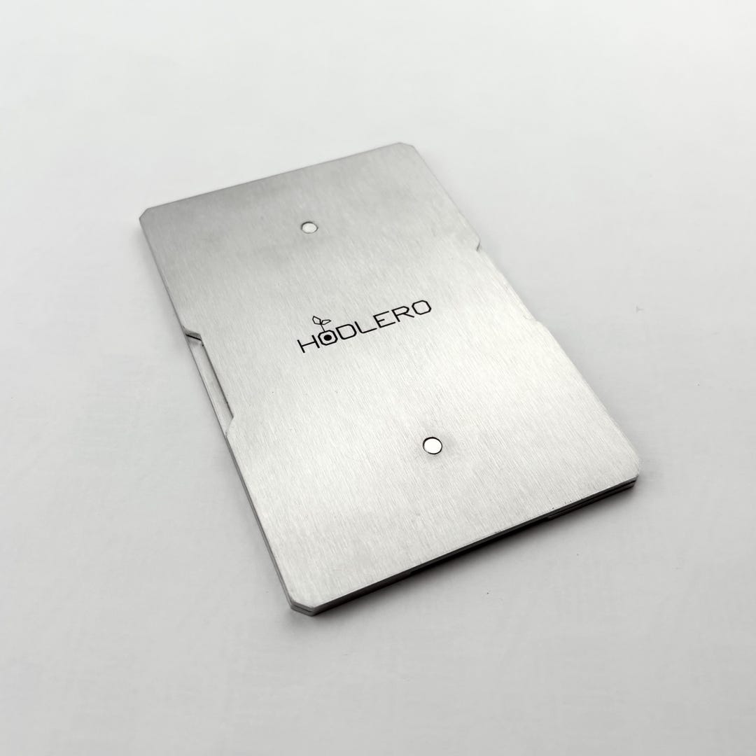 Steel Crypto Seed Wallet: ビットコインリカバリバックアップ - 耐火性Hodlero Large - Etsy 日本