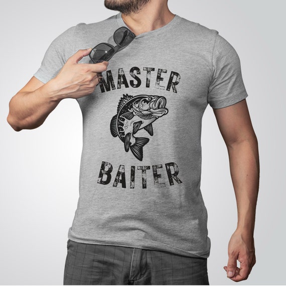 Master Baiter Shirt, Funny Fishing Shirt, Bass Fishing, Father's