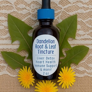 Dandelion Root and Leaf Tincture - 2 oz. / 60mL - Organic