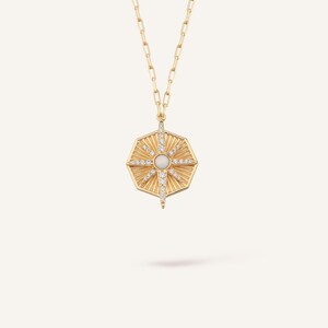North Star Necklace – Dainty Celestial Pendant, Polaris Star Charm, Minimalist Gold Jewelry, Everyday Layering Necklace, Gift for Her