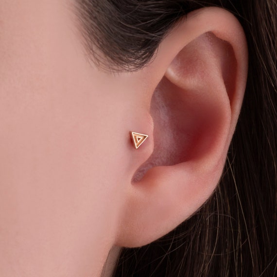 Triangle tragus hotsell earring