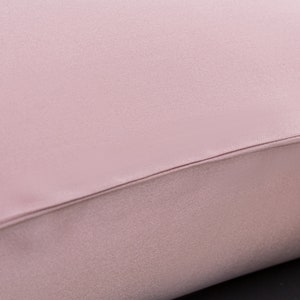 D&L Comfortable 100% Pure Mulberry Silk On Both Sides 16 Momme Silk Zipper Closure Pillow Case Standard Size 20 x 30 inches/50 x 75 cm Pink image 4
