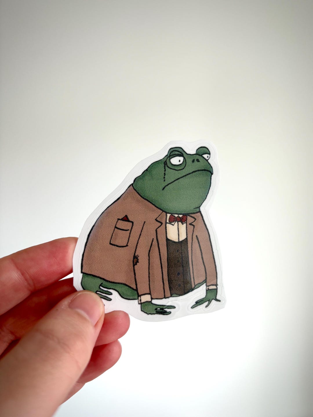 Toad Crying Sticker Toad Sticker - Etsy