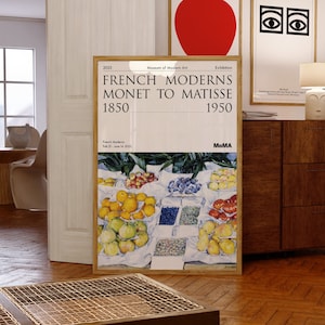 Fruit Displayed on a Stand, 1881 | Gustave Caillebotte Exhibition Poster | MoMA | Birthday Gift Idea