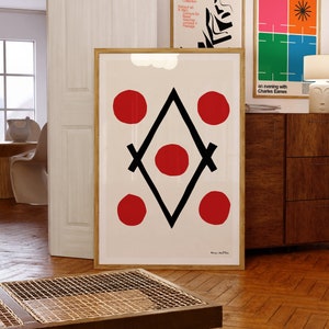 Stampa artistica di Matisse / Losange, 1946 / Giclée di qualità museale / Poster d'arte francese di metà secolo / Idea regalo per Natale e compleanno
