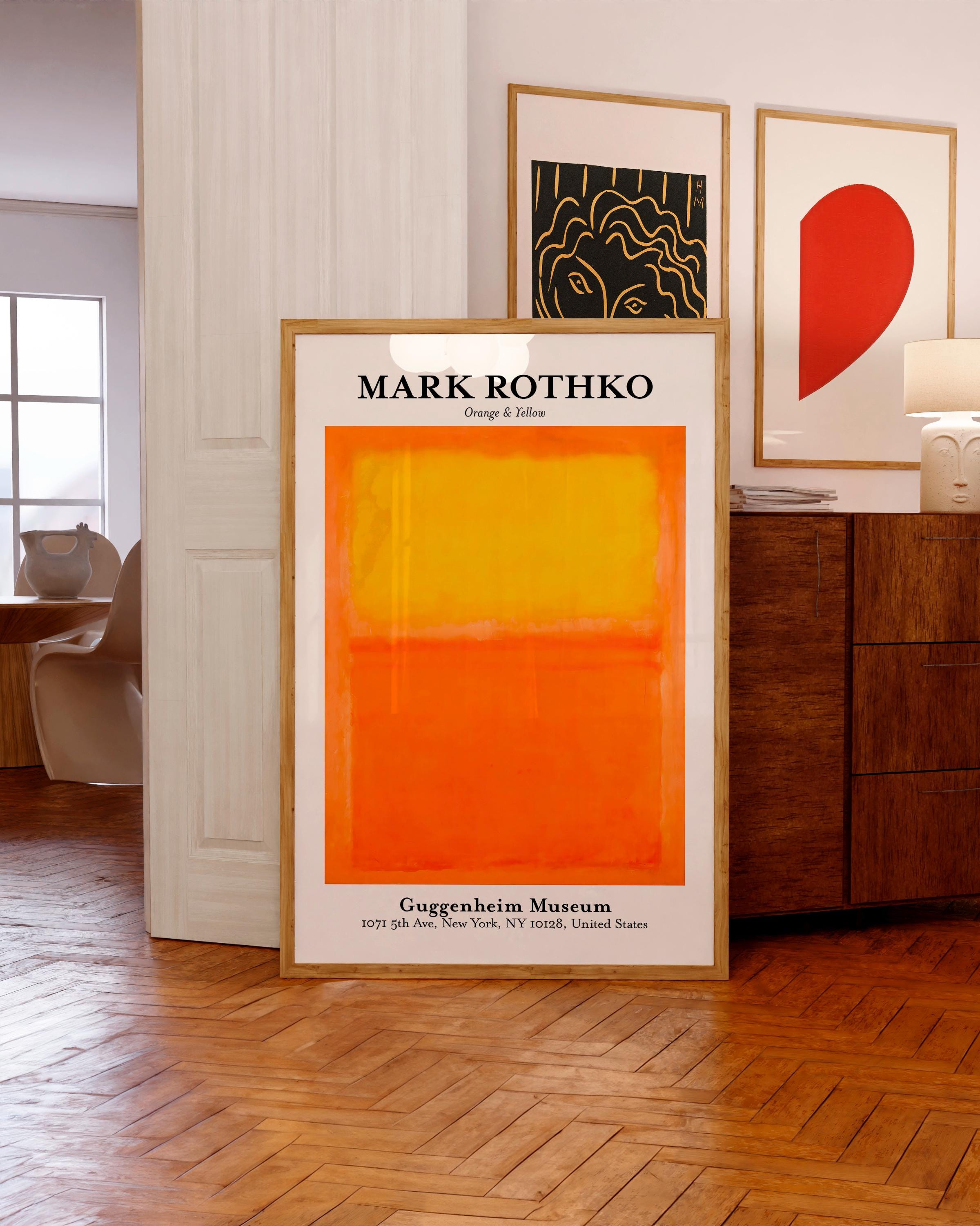 Mark Rothko Art Prints | Orange and Yellow, 1956 | Guggenheim