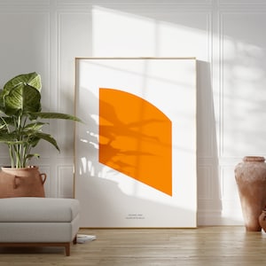 Orange, 2004 | Ellsworth Kelly Poster | Mid-Century Modern Wall Art | Birthday Gift Idea